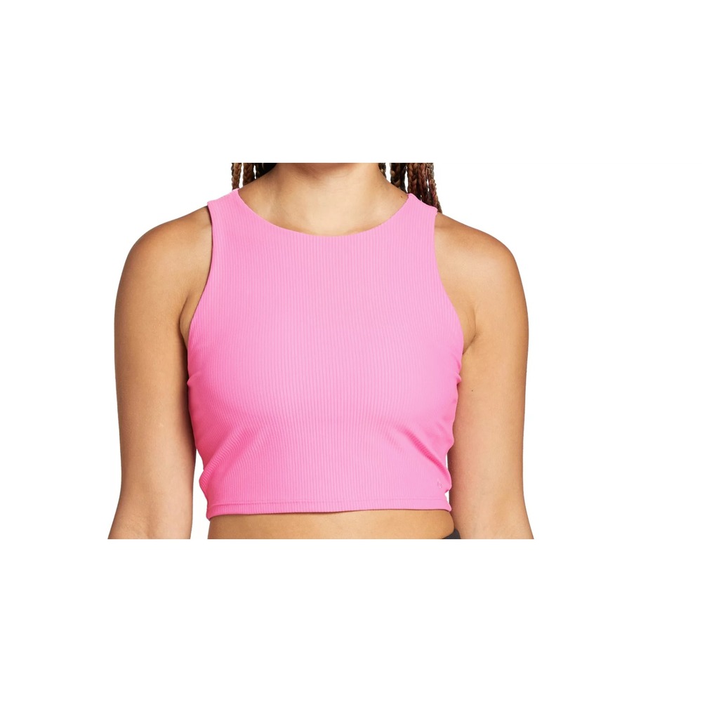 Alpine Design‎ Women's Ribbed Cropped Tank Top Size XS Dragonfruit NWT